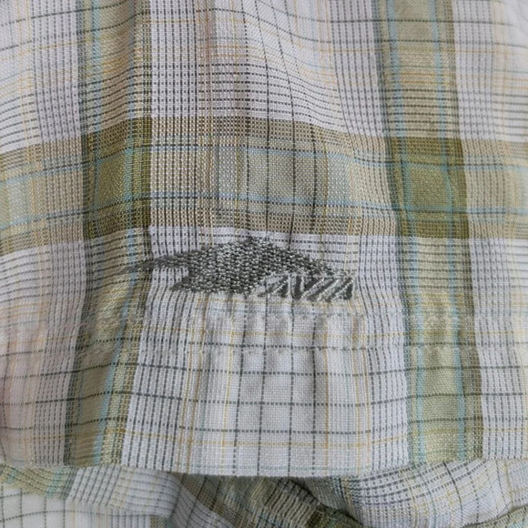 Avia Green Plaid Short Sleeve Shirt - Picture 5 of 7